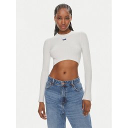 Hugo Sweater Succoire_B 50514280 Fehér Slim Fit
