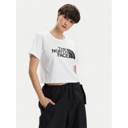 The North Face Póló Easy NF0A87NA Fehér Relaxed Fit