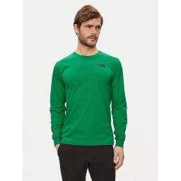 The North Face Hosszú ujjú Redbox NF0A87NN Zöld Regular Fit