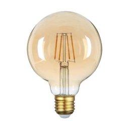 Optonica filament E27 G95 LED izzó 4W 400lm 2700K meleg fehér 300° 1794