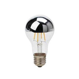 Optonica vintage filament E27 A60 LED izzó 4W 400lm 2700K meleg fehér ezüst üveg 1879