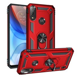 RING Védőtok Motorola Moto E7 Power / E7i Power piros