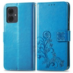 ART FLOWER S pénztárca tok Motorola Moto G14 kék