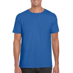Gildan softstyle, GI64000, kereknyakú pamut póló, Royal-M