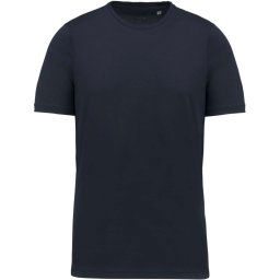 Kariban férfi környakas pamut póló, Supima pamutból KA3000, Navy-L