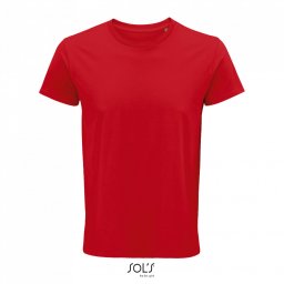 SOL'S CRUSADER férfi környakas rövid ujjú póló organikus pamutból SO03582, Red-XS