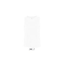 SOL'S JUSTIN ujjatlan férfi pamut póló-trikó SO11465, White-5XL