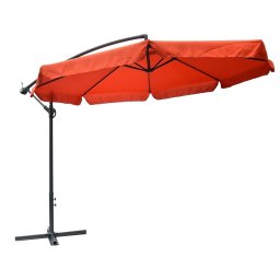 Rojaplast Exclusive függő napernyő hajtókarral, terrakotta - ? 300 cm