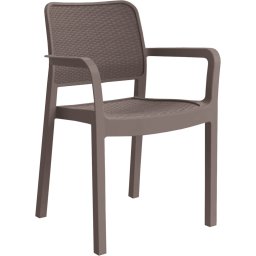 Keter Samanna műanyag kerti szék, cappuccino