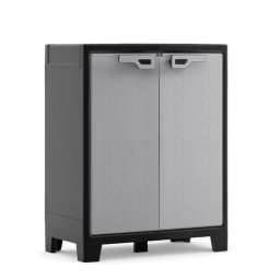 Keter Titan low műanyag szekrény - szürke - 100 cm