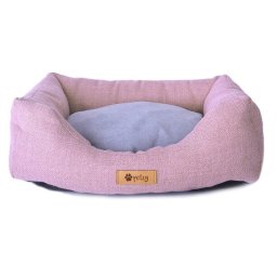 Petsy Connie poliészter kutyafekhely - pink-szürke - 65 cm