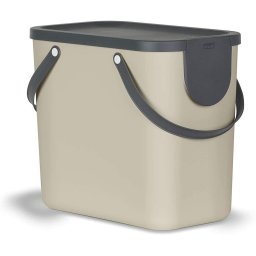 Rotho albula műanyag tároló doboz 25 L - cappuccino