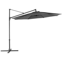 Rojaplast függő, alumínium napernyő talppal, szürke - ? 300 CM