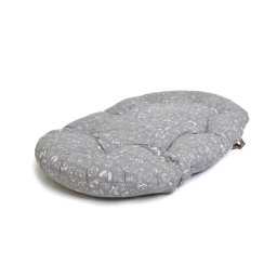 Petsy Max pamut kutyapárna 120 cm, szürke/ fehér mintás