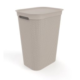 Rotho Brisen műanyag szennyestartó 50 L - cappuccino