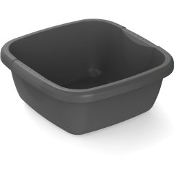 Rotho Eco fürdőszobai mosogató tál, 8 L - fekete