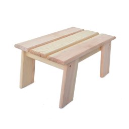 Rojaplast fából készült mini szék/hokedli/sámli, fellépő natúr színben 35x23x18 cm
