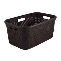 Curver Rattan style szennyeskosár 45L - barna