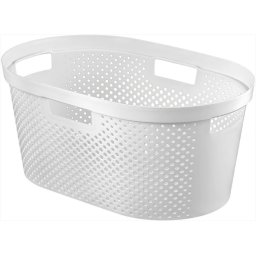 Curver Infinity dots szennyeskosár 39L - fehér