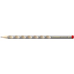 STABILO Színes ceruza, háromszögletű, jobbkezes, vastag, STABILO "EASYcolors", ezüst