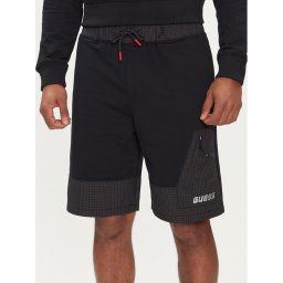Guess Sport rövidnadrág Z4GD00 KC532 Fekete Regular Fit