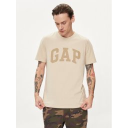 Gap Póló 856659-08 Bézs Regular Fit
