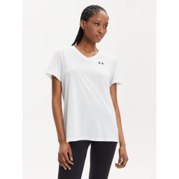 Under Armour Technikai póló Tech Ssv- Solid 1384229-100 Fehér Loose Fit