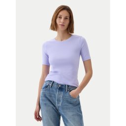Gap Póló 540635-11 Lila Slim Fit