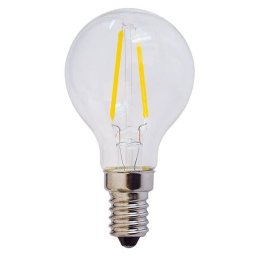 Optonica filament E14 G45 LED izzó 4W 400lm 6000K hideg fehér 300° 1477