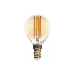 Optonica dimmelhető E14 G45 LED izzó 4W 350lm 2700K meleg fehér 300° arany üveg 1418