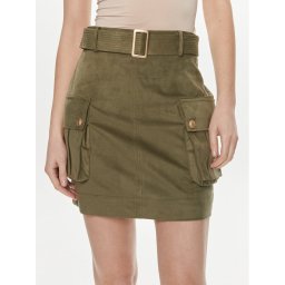 Guess Ceruzaszoknya W4GD0I WG6T0 Zöld Regular Fit