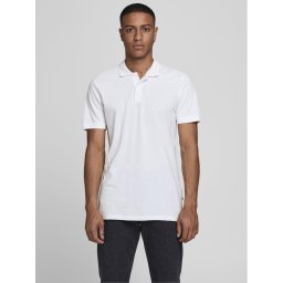 Jack&Jones Pólóing Basic 12136516 Fehér Slim Fit