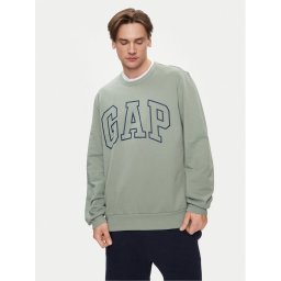 Gap Pulóver 427434-17 Zöld Regular Fit