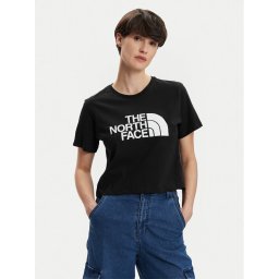 The North Face Póló Easy NF0A87NA Fekete Relaxed Fit