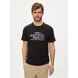 The North Face Póló Rust 2 NF0A87NW Fekete Regular Fit