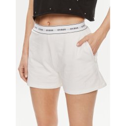 Guess Rövid pizsama nadrág Carrie O4GD02 KBS91 Fehér Loose Fit