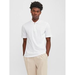 Jack&Jones Pólóing Mac 12249324 Fehér Standard Fit