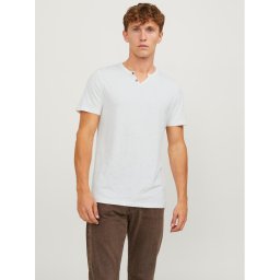 Jack&Jones Póló Split 12164972 Fehér Standard Fit