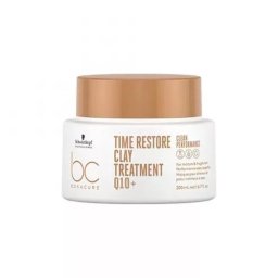 Schwarzkopf Bonacure Clean Preformance Time Restore Q10 Clay hajpakolás, 200 ml