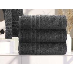 Comfort törölköző 70 x 140 cm sötétszürke, 100% pamut