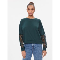 Vila Pulóver 14089888 Zöld Relaxed Fit