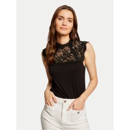Morgan Blúz 241-DEMIK Fekete Slim Fit