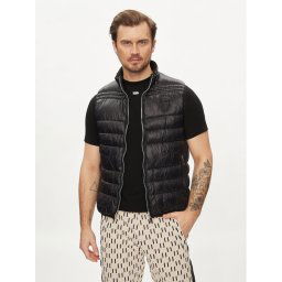 KARL LAGERFELD Mellény 505025 542590 Fekete Regular Fit
