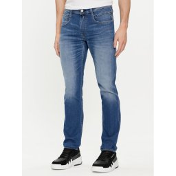 Replay Farmer Anbass M914Y.000.573 Kék Slim Fit