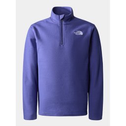 The North Face Polár kabát Glacier NF0A82D1 Kék Regular Fit