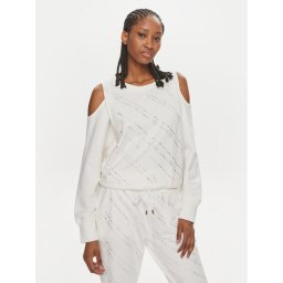 Liu Jo Sport Pulóver TA4170 FS090 Ekru Regular Fit