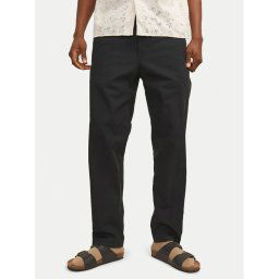 Jack&Jones Szövet nadrág Summer 12248606 Fekete Relaxed Fit