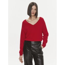 Liu Jo Sweater MF3392 MS49I Piros Regular Fit