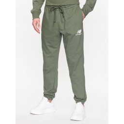 New Balance Melegítő alsó MP31539 Zöld Regular Fit