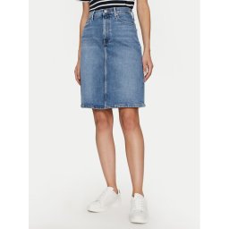 Tommy Hilfiger Farmer szoknya Melany WW0WW42881 Kék Regular Fit